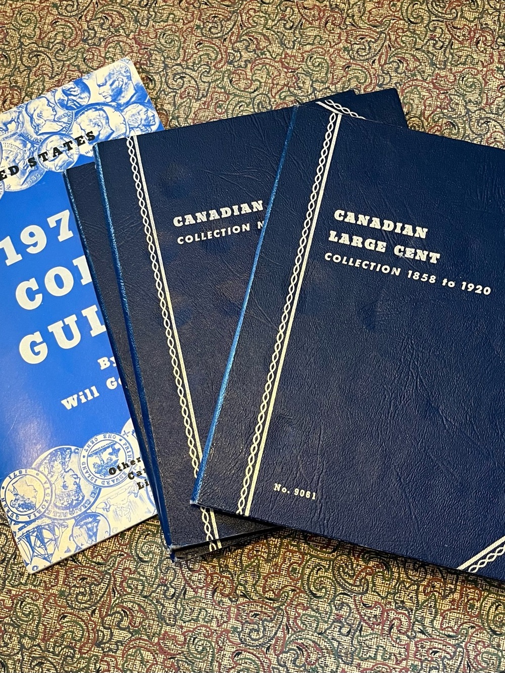 Lot of 3 Whitman Coin Collection Albums and Bonus 1978 Coin Guide